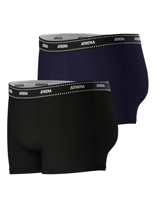 Lot de 2 boxers homme Duo Essentiel Athena - Kiabi