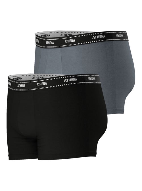Lot de 2 boxers homme Duo Essentiel Athena - Kiabi
