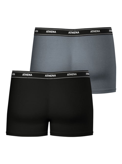 Lot de 2 boxers homme Duo Essentiel Athena - Kiabi