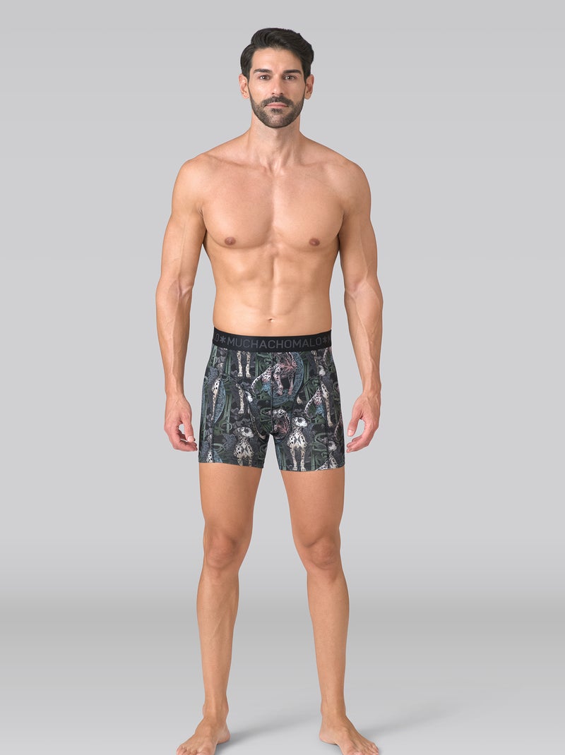 Lot de 2 boxers homme Muchachomalo Noir Noir - Kiabi