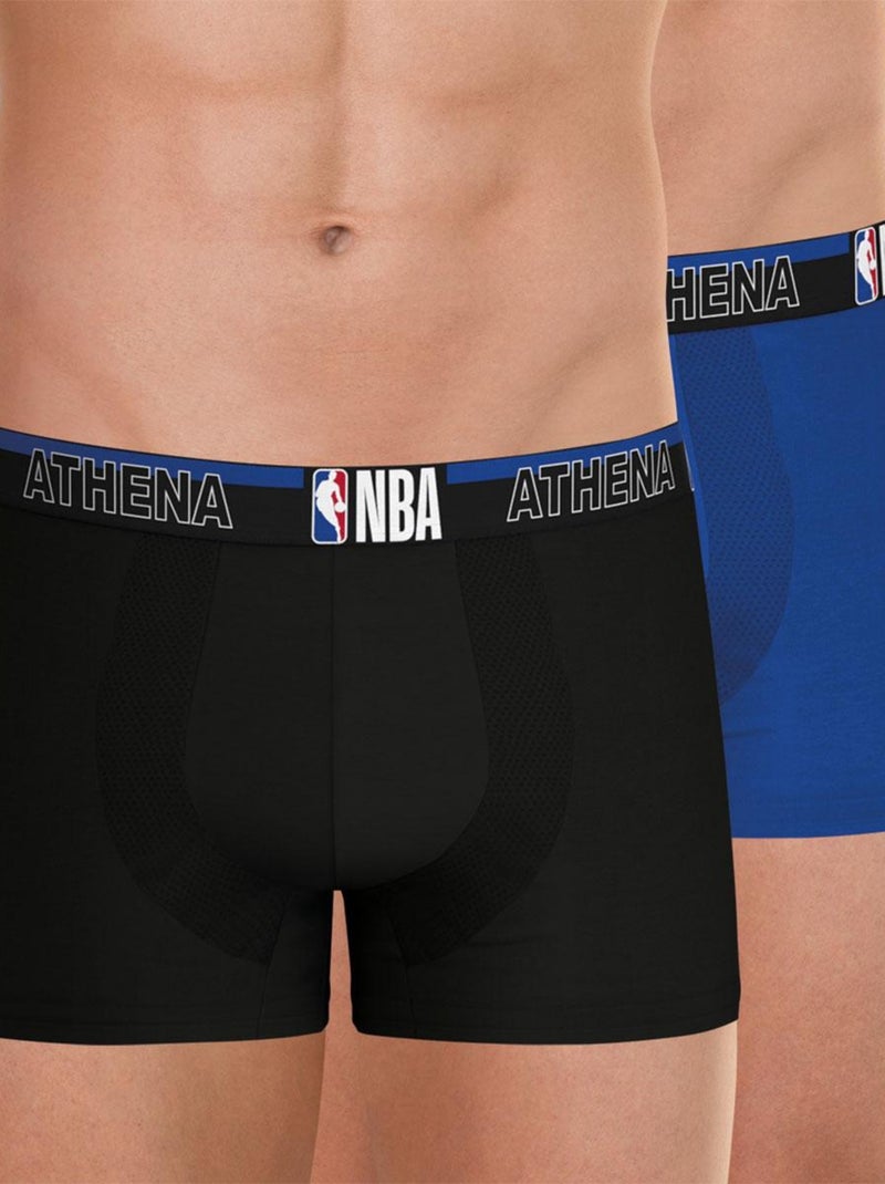 Lot de 2 boxers homme NBA Bleu - Kiabi