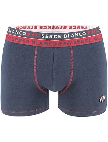 Lot de 2 Boxers homme surpiqûres Class Serge Blanco