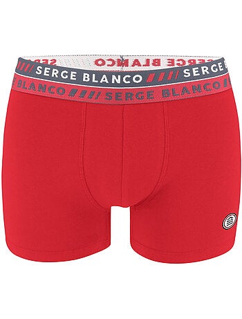 Lot de 2 Boxers homme surpiqûres Class Serge Blanco