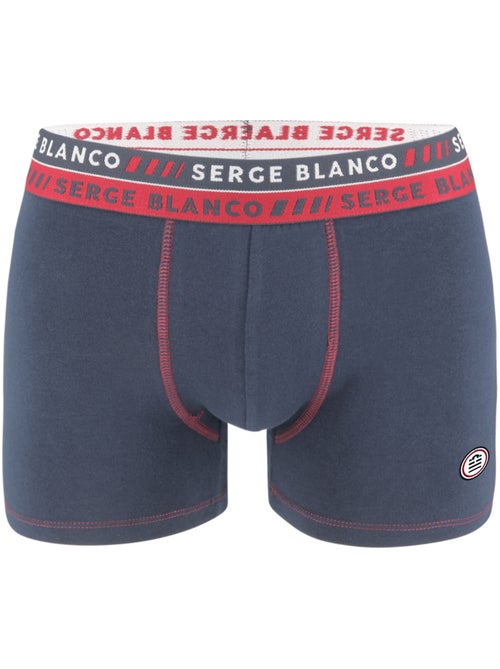 Lot de 2 Boxers homme surpiqûres Class Serge Blanco - Kiabi