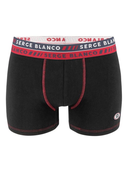 Lot de 2 Boxers homme surpiqûres Class Serge Blanco - Kiabi