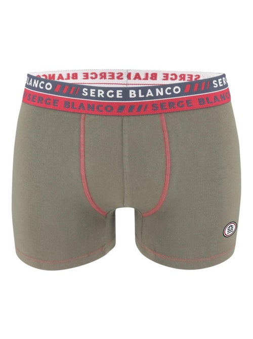 Lot de 2 Boxers homme surpiqûres Class Serge Blanco - Kiabi