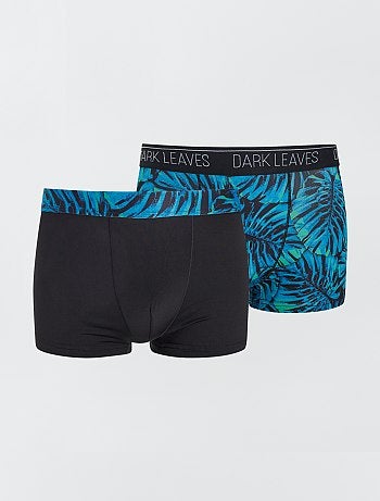 Lot de 2 boxers imprimés