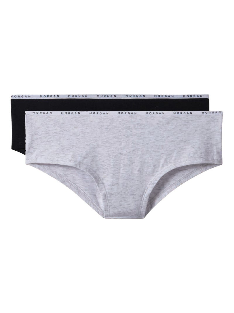 Lot de 2 boxers LOLA - Morgan Junior Noir - Kiabi