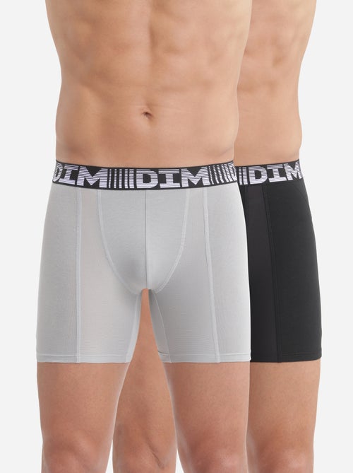 Lot de 2 Boxers Longs 3D Flex Air - Kiabi