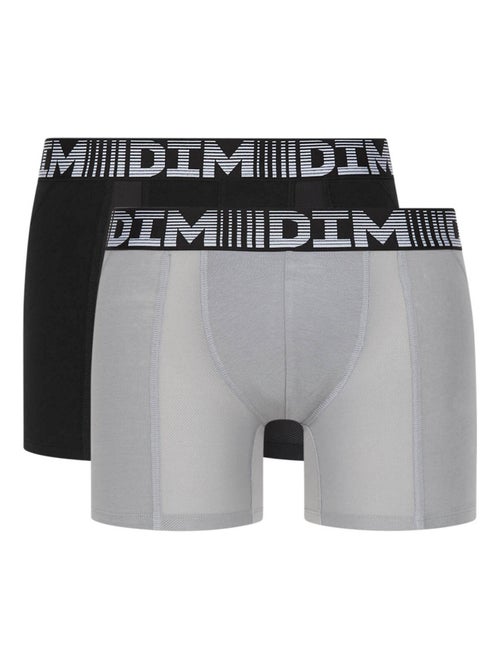 Lot de 2 Boxers Longs 3D Flex Air - Kiabi
