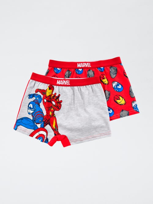 Lot de 2 boxers 'Marvel' 'Avengers en coton - Kiabi
