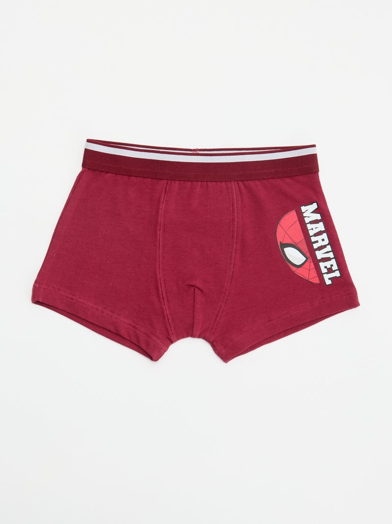 Lot de 2 boxers 'Marvel' 'Spider-man' Bleu - Kiabi