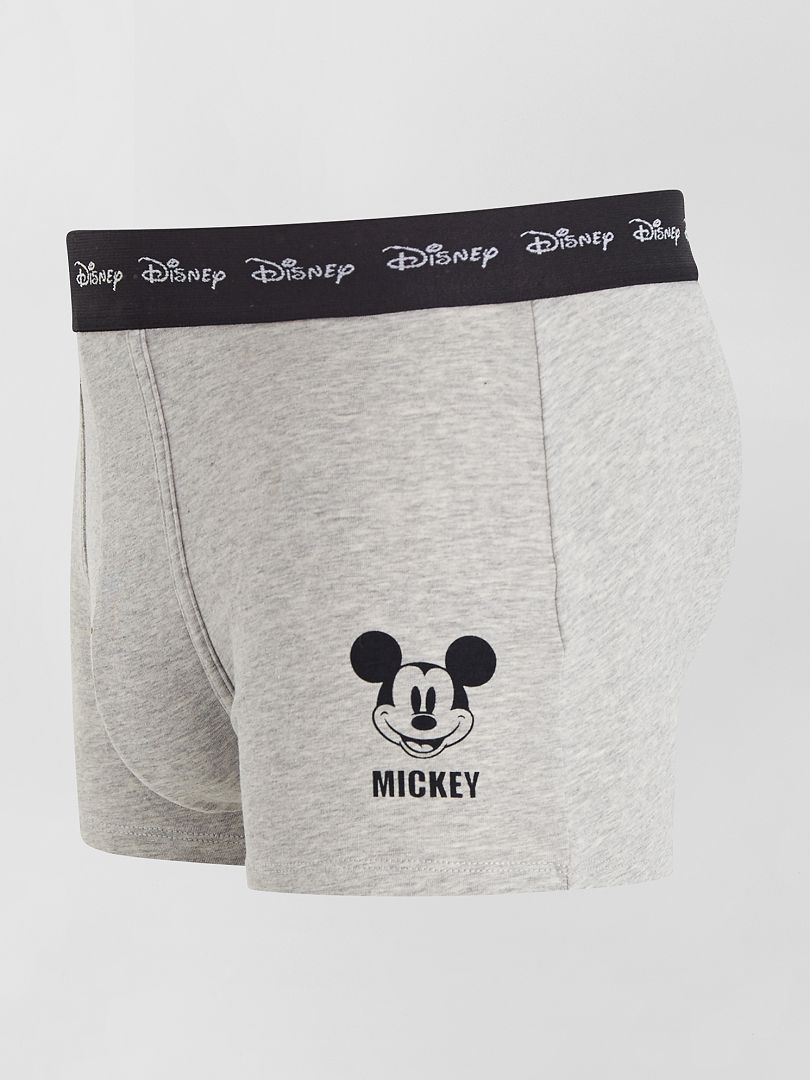 Lot de 2 bodies 'Mickey' - gris/blanc - Kiabi - 11.00€