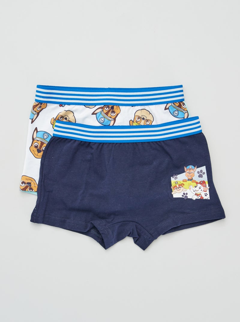 Lot de 2 boxers 'Pat Patrouille' marine/blanc - Kiabi
