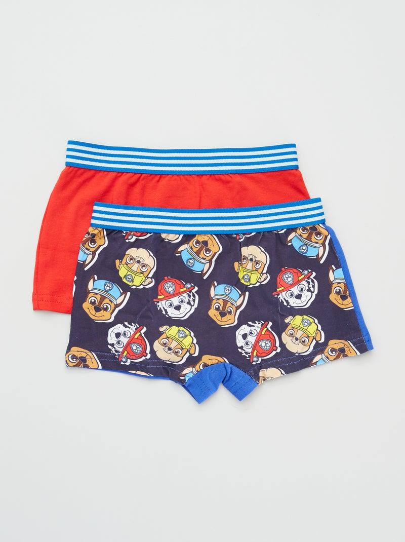 Lot de 2 boxers 'Pat Patrouille' rouge/bleu - Kiabi