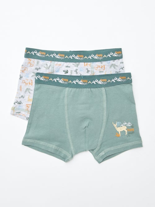 Lot de 2 boxers 'Petit Béguin' - Kiabi