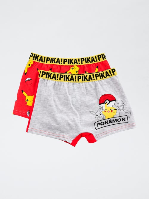Lot de 2 boxers 'Pokémon' en coton - Kiabi