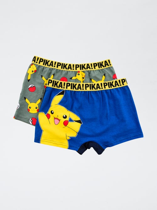Lot de 2 boxers 'Pokémon' en coton - Kiabi