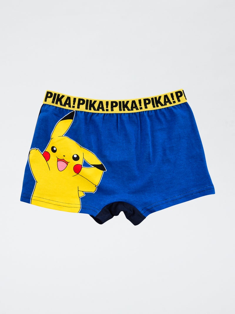 Lot de 2 boxers 'Pokémon' en coton Kaki - Kiabi