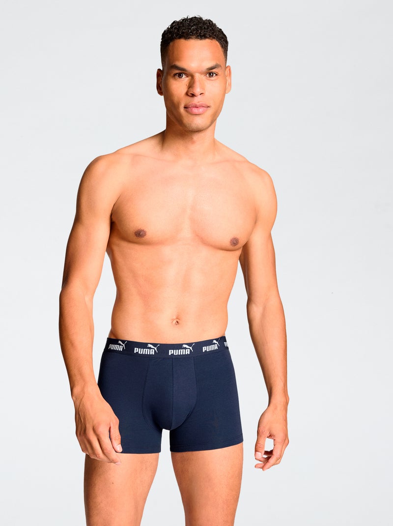 Lot de 2 boxers 'Puma' Bleu - Kiabi