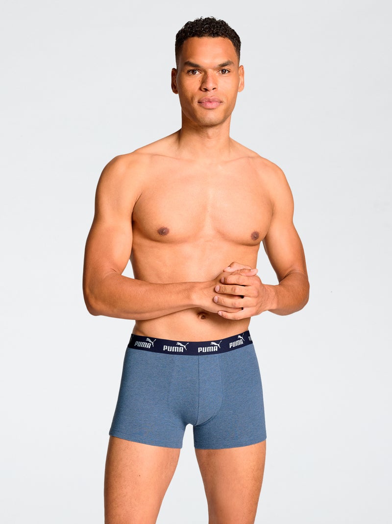 Lot de 2 boxers 'Puma' Bleu - Kiabi