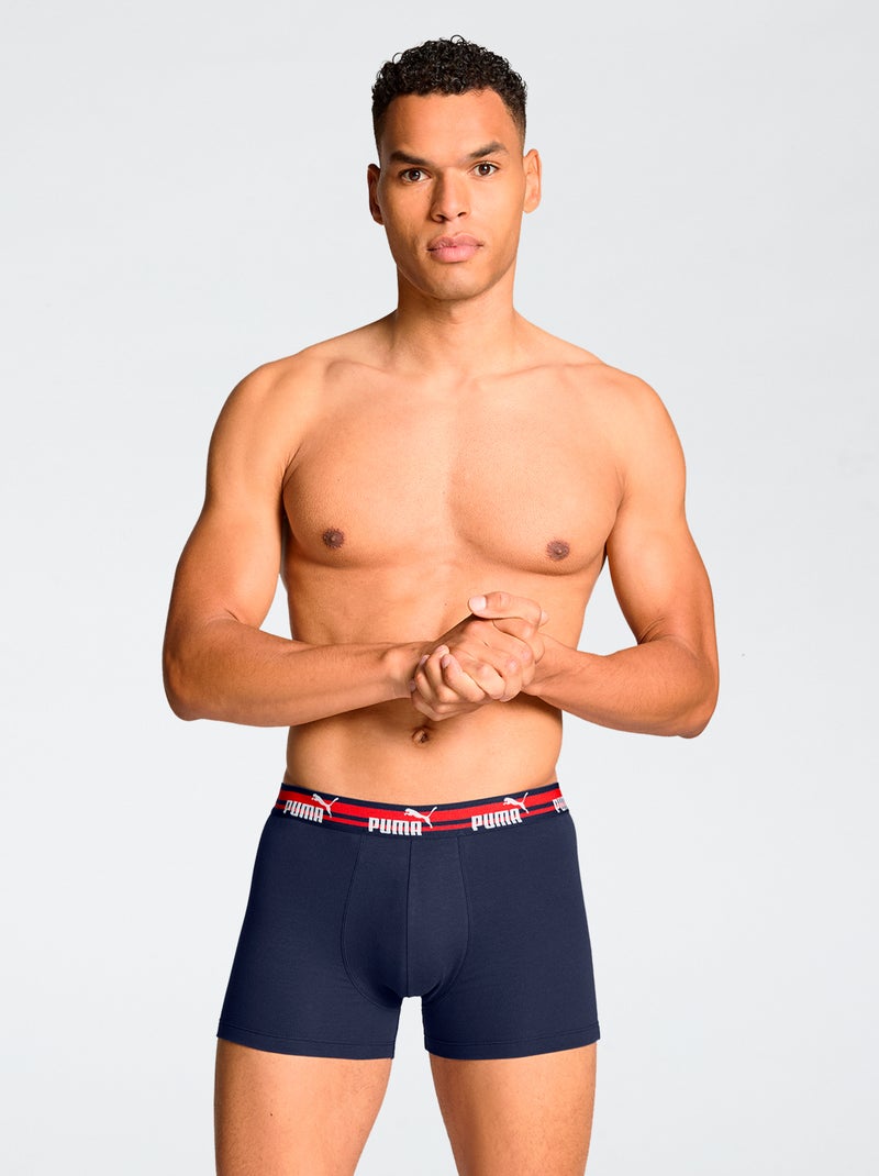 Lot de 2 boxers 'Puma' Bleu - Kiabi