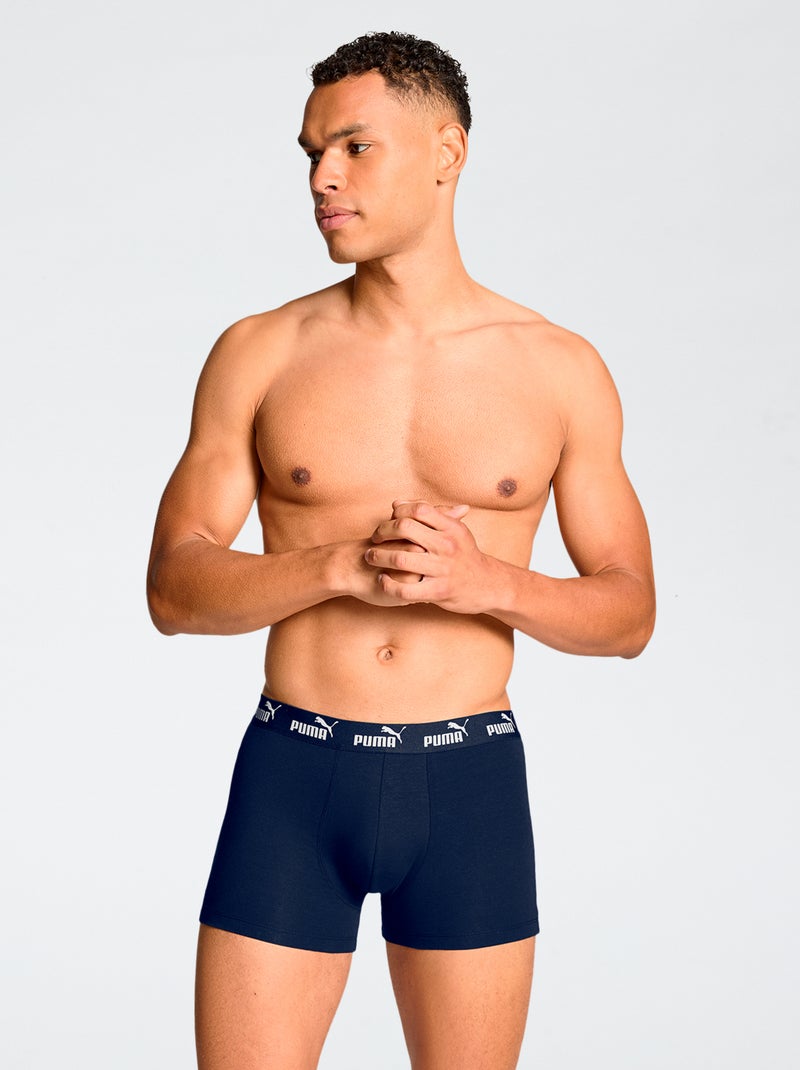 Lot de 2 boxers 'Puma' Bleu - Kiabi