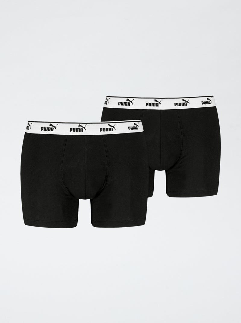 Lot de 2 boxers 'Puma' Noir - Kiabi