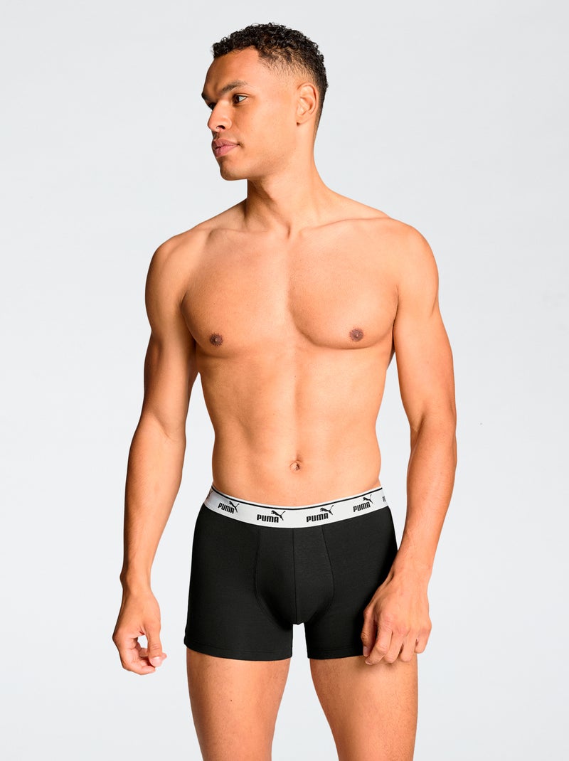 Lot de 2 boxers 'Puma' Noir - Kiabi