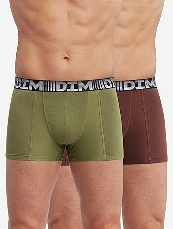 Lot de 2 Boxers Coton 3D Flex Air