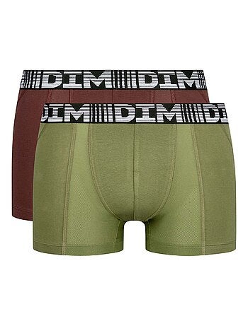 Lot de 2 Boxers Coton 3D Flex Air