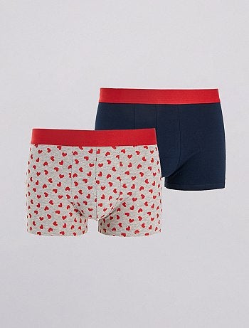Lot de 2 boxers 'Saint Valentin'