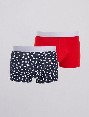 Lot de 2 boxers 'Saint Valentin'