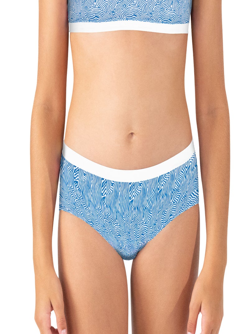 Lot de 2 boxers sans couture Fashion Athena Bleu Bleu - Kiabi
