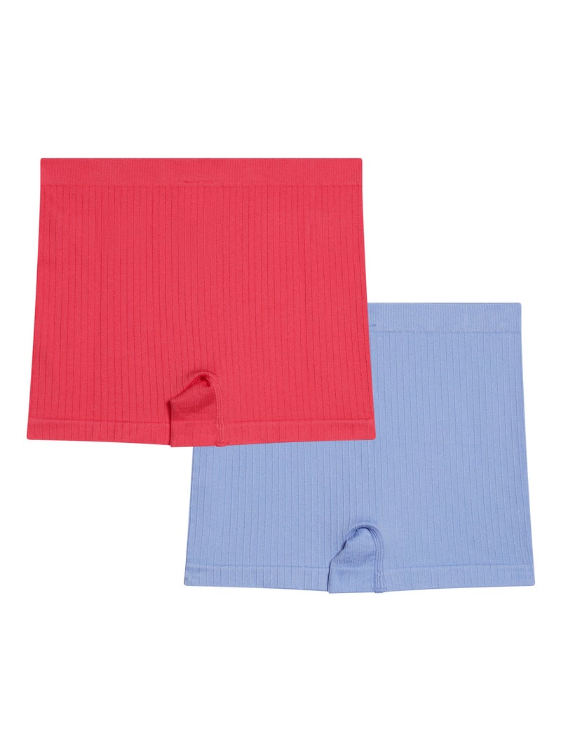Lot de 2 boxers sans coutures Seamless Bleu anthracite - Kiabi