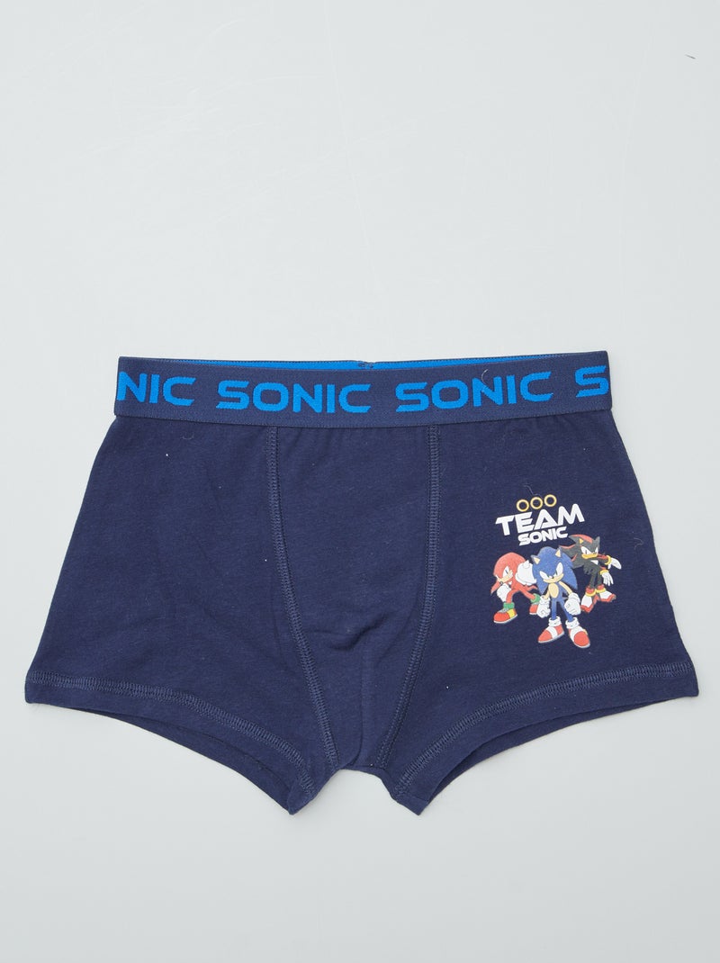 Lot de 2 boxers 'Sonic' Bleu - Kiabi