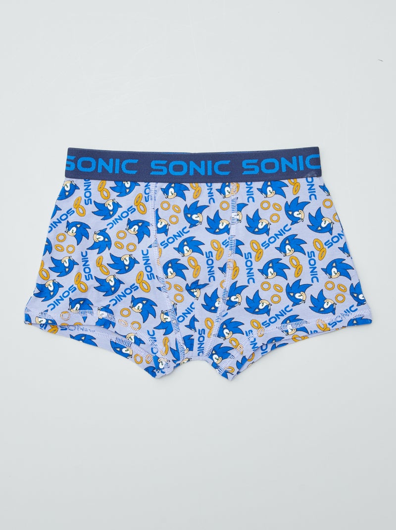 Lot de 2 boxers 'Sonic' Bleu - Kiabi