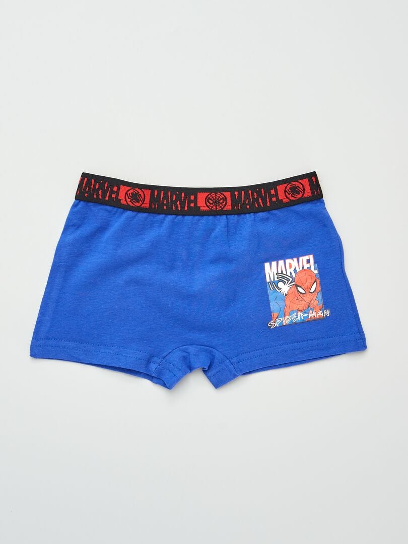 Lot de 2 boxers 'Spider-Man' Bleu - Kiabi