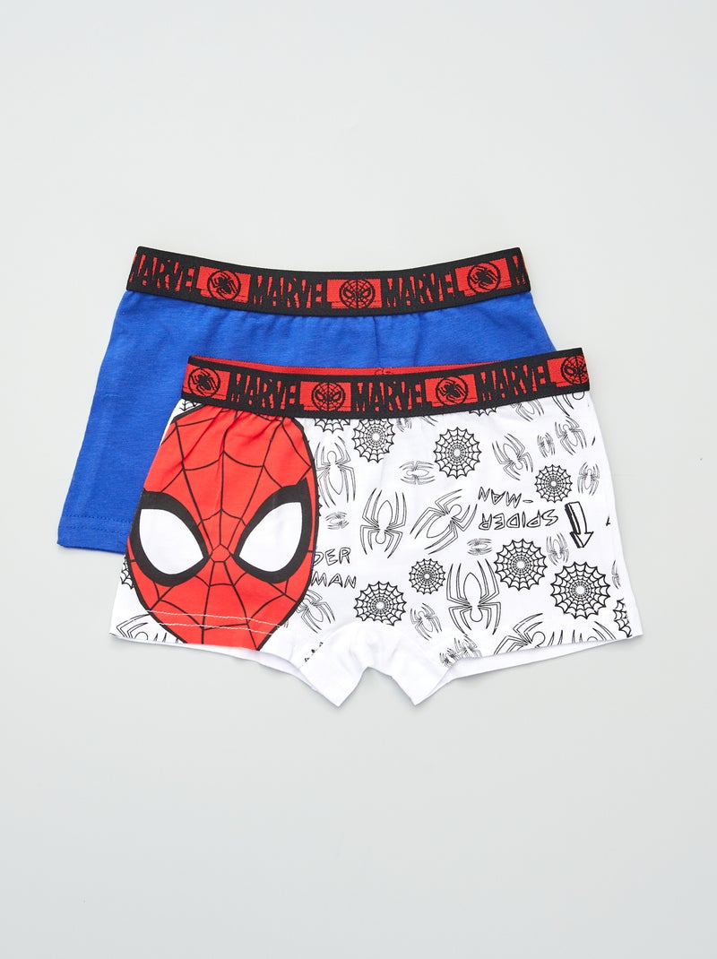 Lot de 2 boxers 'Spider-Man' Bleu - Kiabi