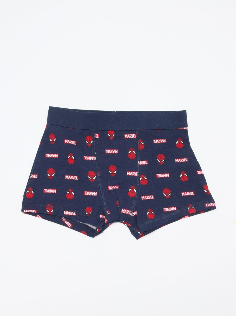 Lot de 2 boxers 'Spider-man' Bleu - Kiabi
