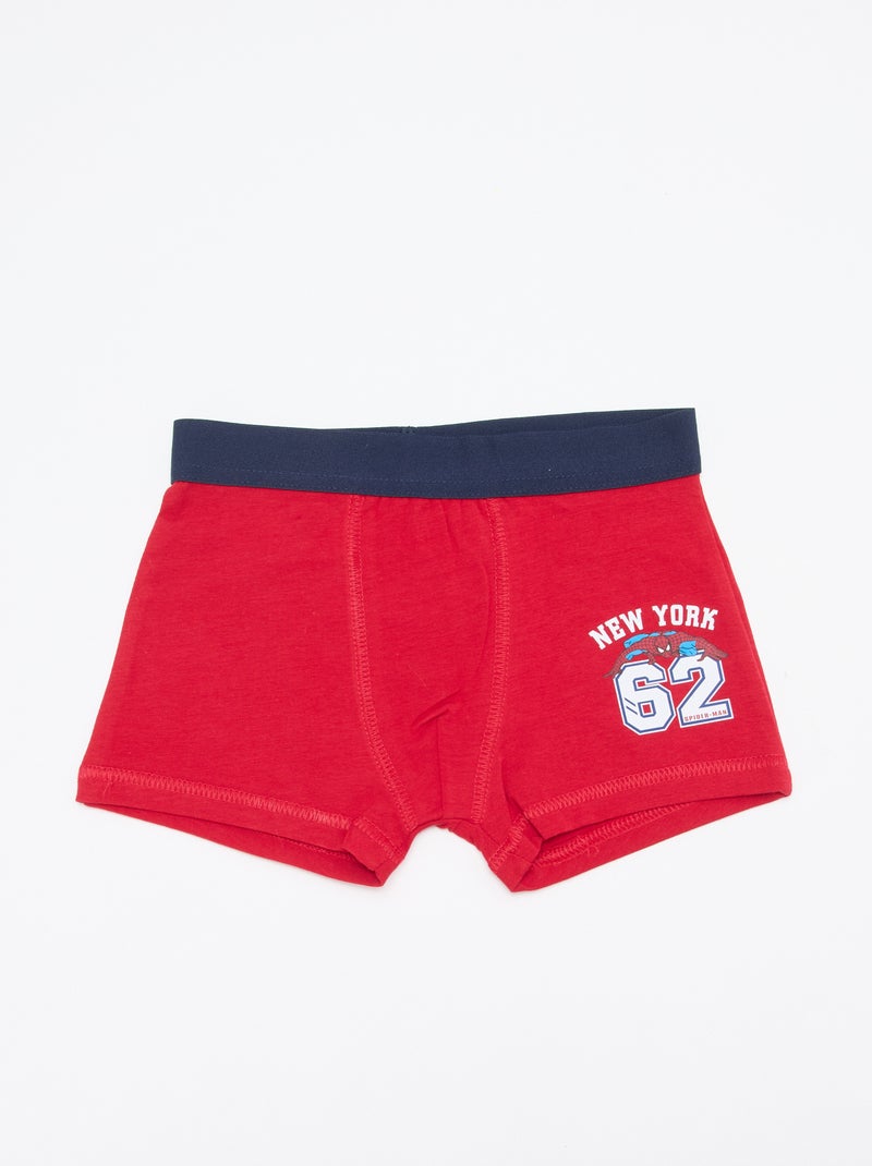 Lot de 2 boxers 'Spider-man' Bleu - Kiabi