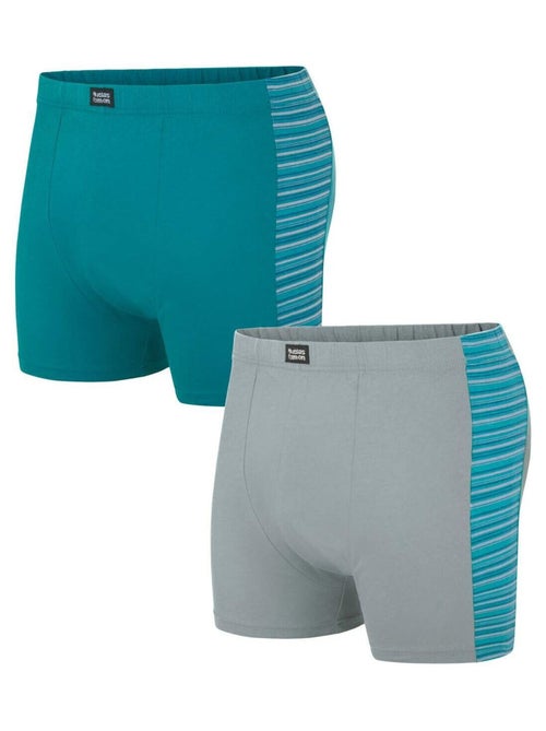 Lot de 2 Boxers Stretch Confort   - ATLAS FOR MEN - Kiabi