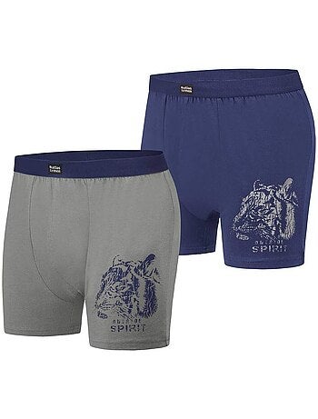 Lot de 2 boxers stretch sporty - atlas for men