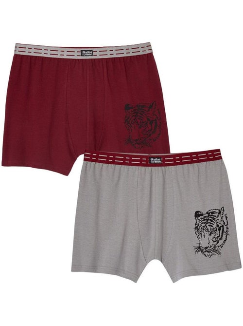 Lot de 2 Boxers Stretch Confort  - ATLAS FOR MEN - Kiabi