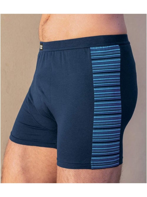 Lot de 2 Boxers Stretch Fantaisie   - ATLAS FOR MEN - Kiabi