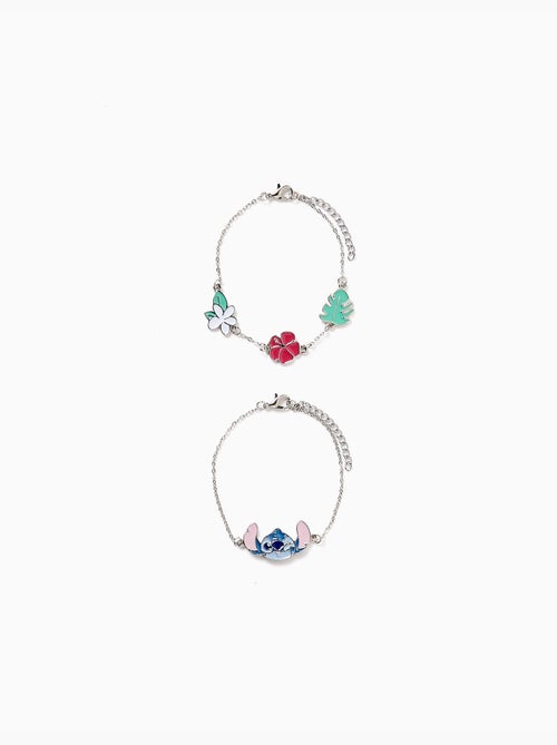 Lot de 2 bracelets avec pendentifs Stitch - Kiabi