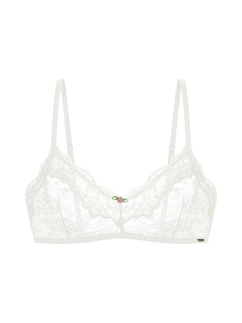 Lot de 2 bralettes en dentelle Origins Dorina Ivoire - Kiabi
