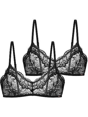 Lot de 2 bralettes en dentelle Origins Dorina