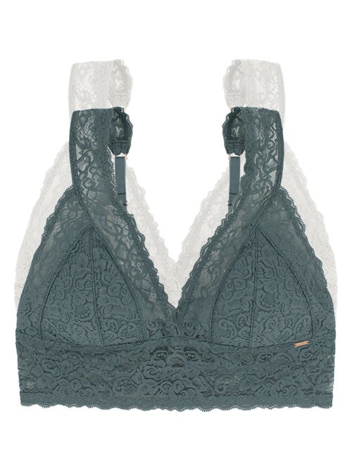 Lot de 2 bralettes rembourrées lana Dorina - Kiabi