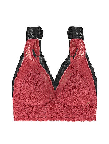 Lot de 2 bralettes rembourrées lana – Dorina